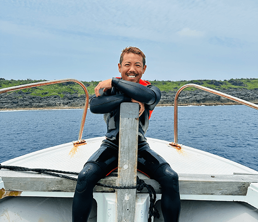 ボロジノDIVE代表の屋嘉比康太